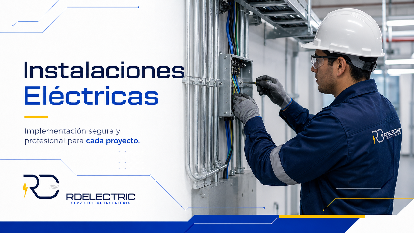 Instalaciones eléctricas profesionales para empresas e industria en Santiago — RD Electric