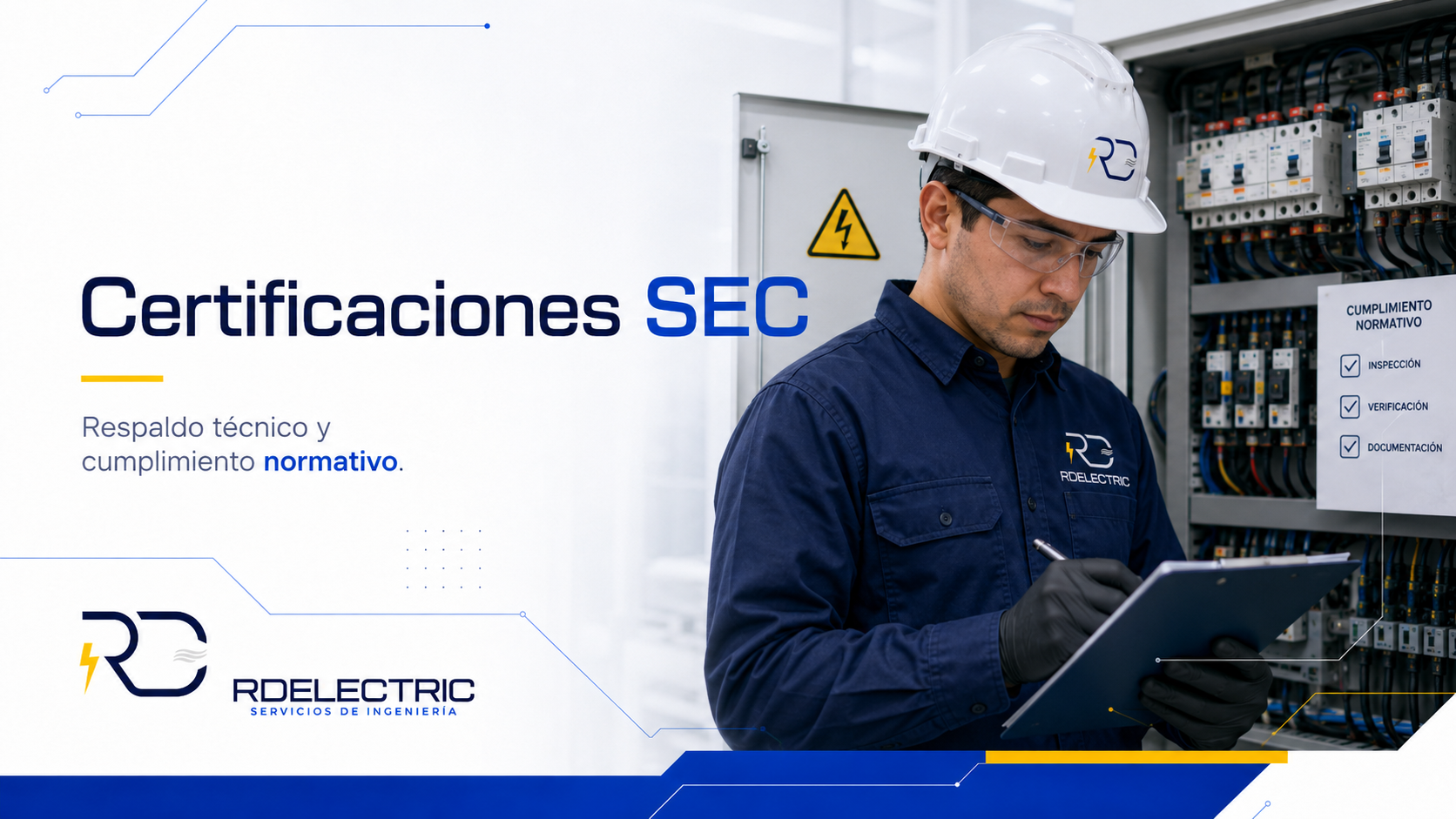 Certificación SEC y declaración TE1 de instalaciones eléctricas en Santiago — RD Electric